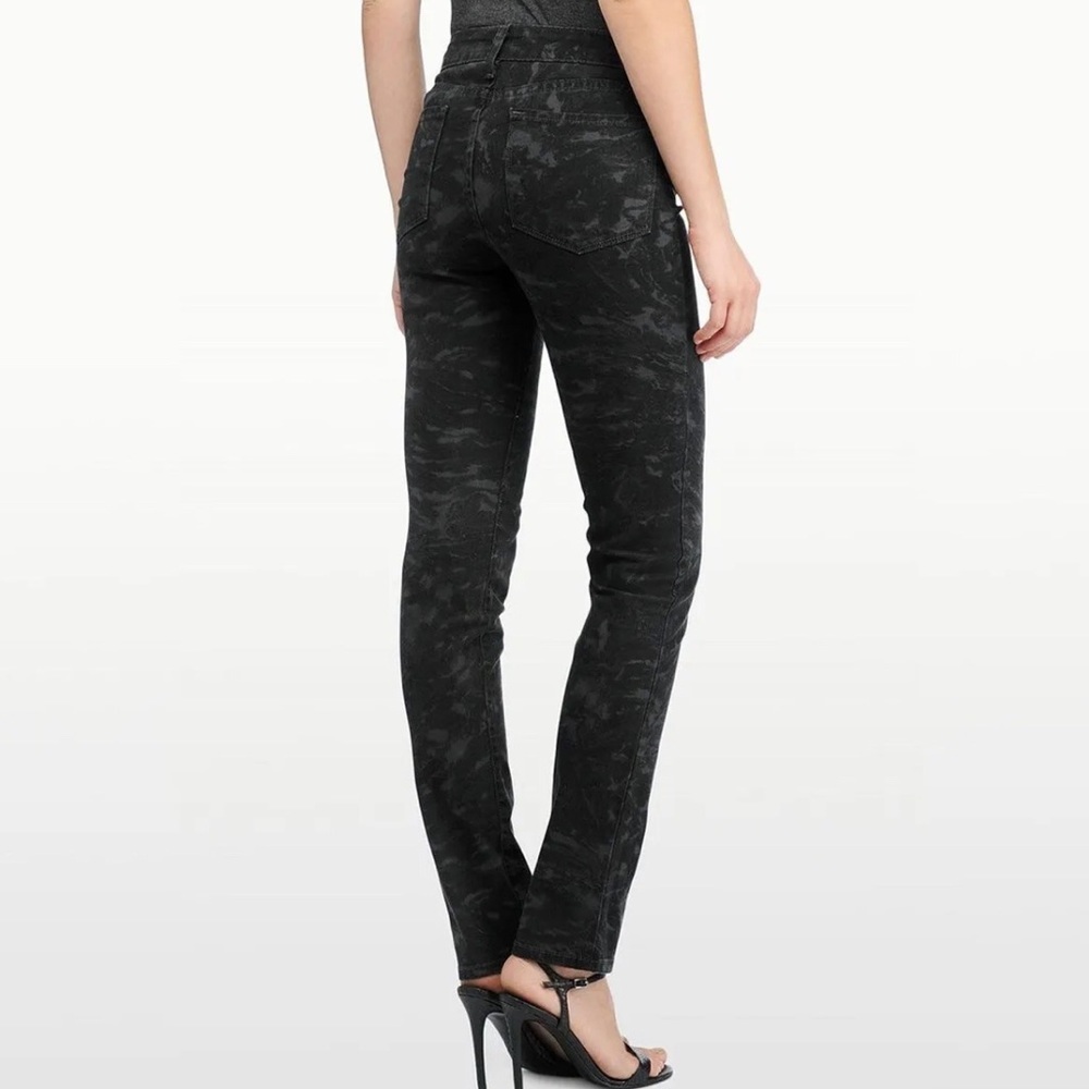 NEW NWT NYDJ Jeans Sheri Black Gray Granite Marble